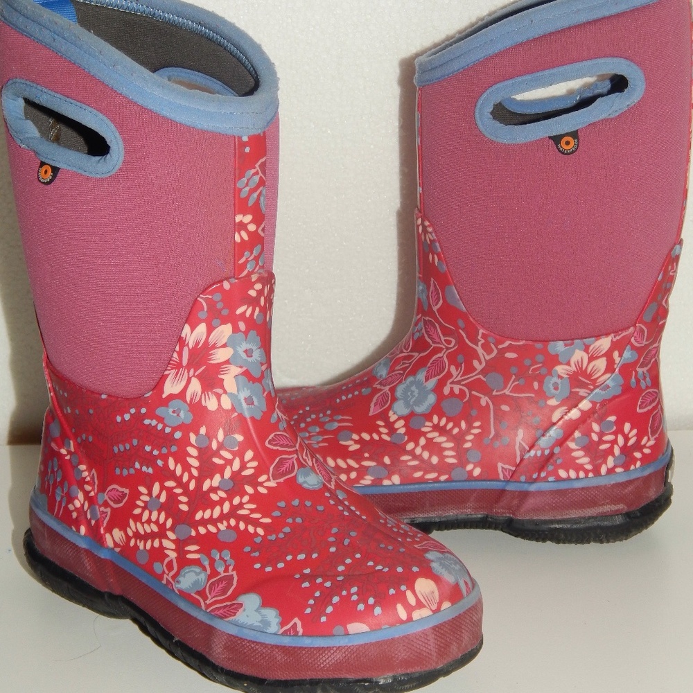 BOGS prairie pink winter boots kids 31 us 1